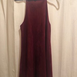 Velvet style skater dress